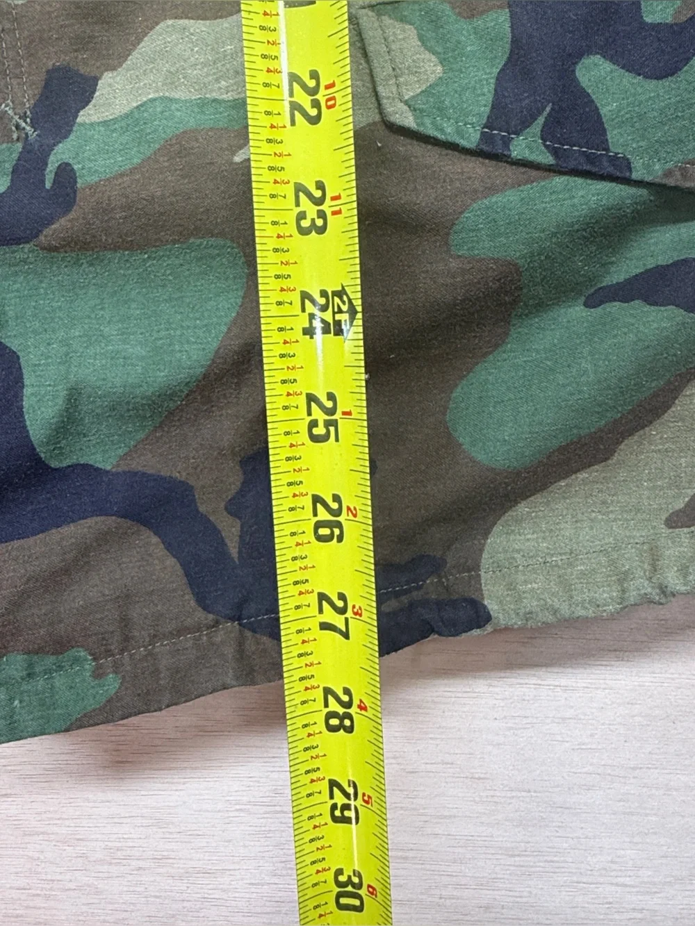 Vintage US Military M-65 Field Jacket Woodland Camo Cold Weather Medium Short 80